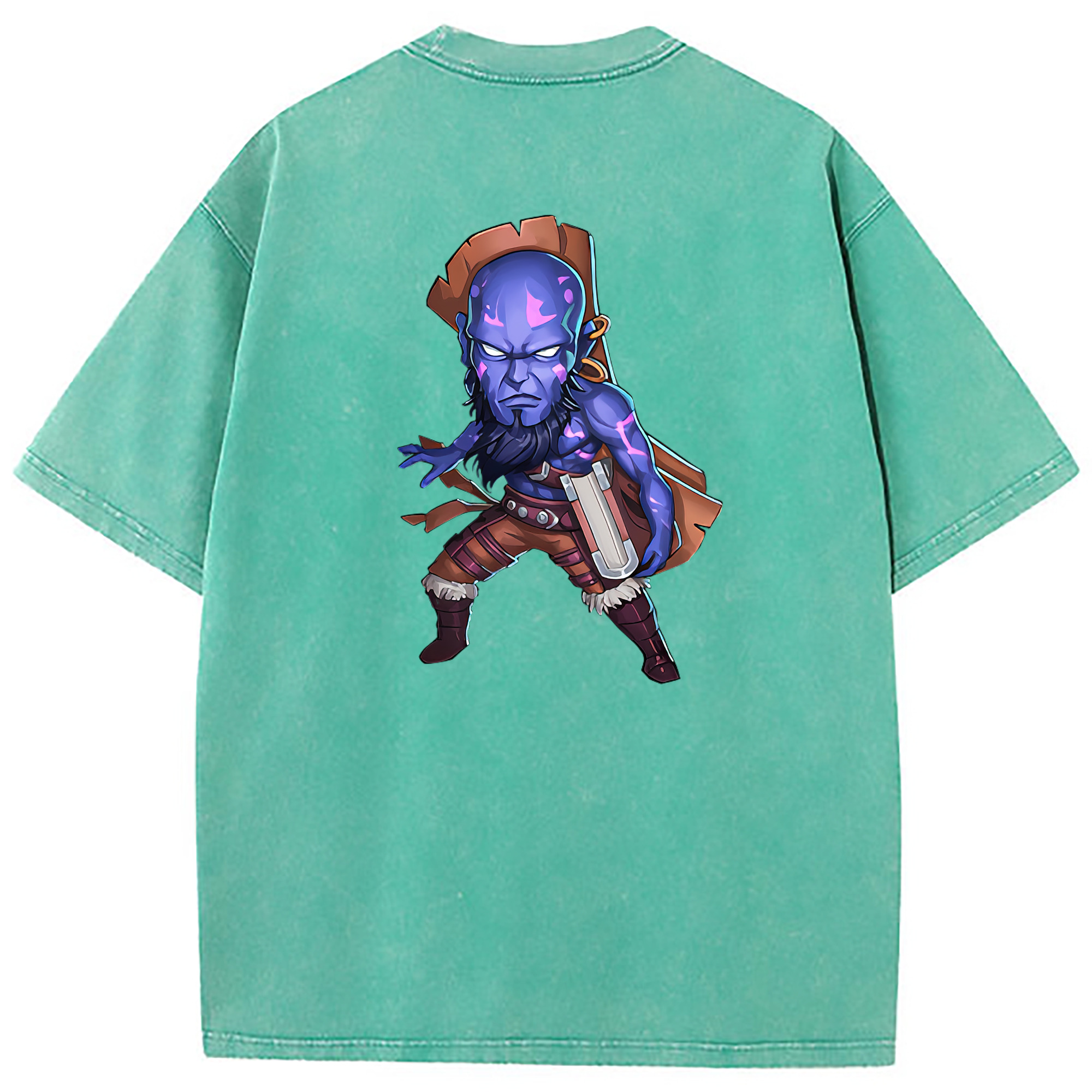 （画像用） リーグ・オブ・レジェンド League of Legends LOL 綿100% ヴィンテージ風 半袖Tシャツ（背面プリント）